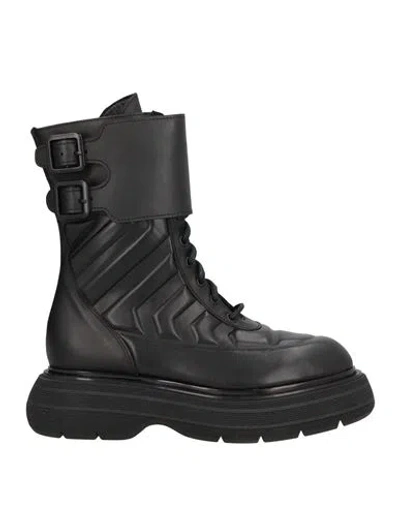 Curiosite Curiosité Woman Ankle Boots Black Size 7 Calfskin