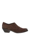 Curiosite Curiosité Woman Loafers Dark Brown Size 7 Soft Leather In Brown