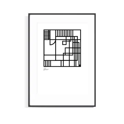 Curiosity Snug Black Numerology Series – Abstract Lines - Number One - Limited Edition Print