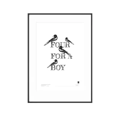 Curiosity Snug Black The Curious Magpie Series - Four For Boy