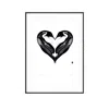 Curiosity Snug Curious Creatures Series - Love Hibernation Print - Black In Multi