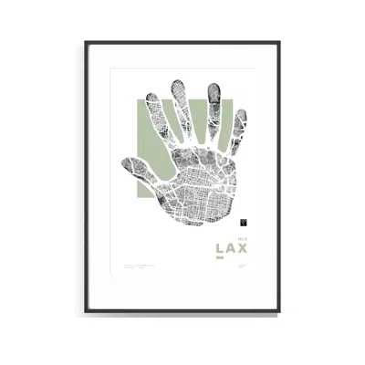 Curiosity Snug Green Hi-five Series Lax - Sage - Los Angeles - Limited Edition Print