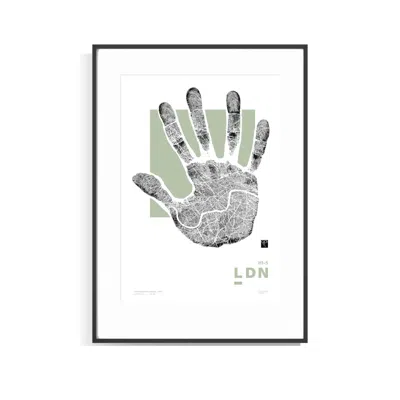 Curiosity Snug Green Hi-five Series Ldn - Sage - London - Limited Edition Print