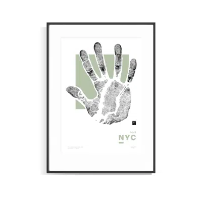 Curiosity Snug Green Hi-five Series Nyc - Sage - New York - Limited Edition Print