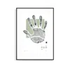 Curiosity Snug Green Hi-five Series Par - Sage - Paris - Limited Edition Print