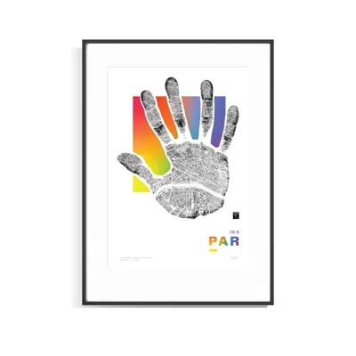 Curiosity Snug Hi-five Series Par - Multi-colour - Paris - Limited Edition Print