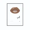 Curiosity Snug Lip Lines Series X Lax - Brown Print In Multi