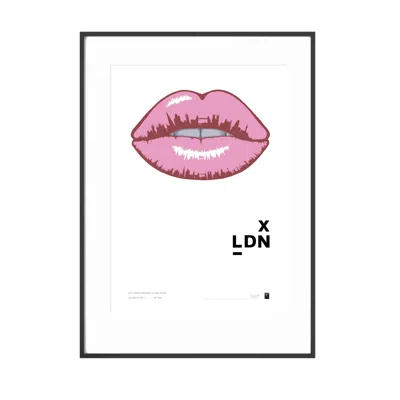 Curiosity Snug Lip Lines Series X Ldn - Pink Print