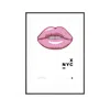 Curiosity Snug Lip Lines Series X Nyc - Pink Print In Pink