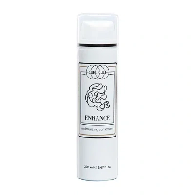 Curl Cult Enhance Moisturizing Hair Cream In Transparent