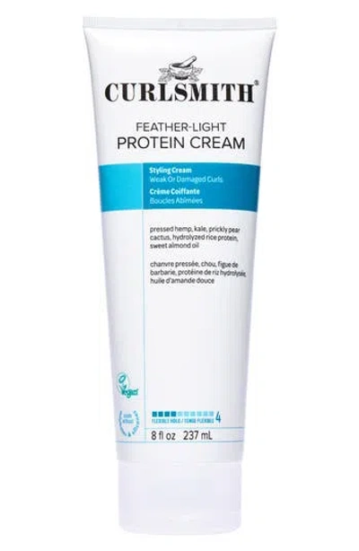 Curlsmith Featherlight Protein Cream In Transparent