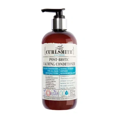 Curlsmith Post Biotic Calming Conditioner - 12.0 Oz. In Transparent