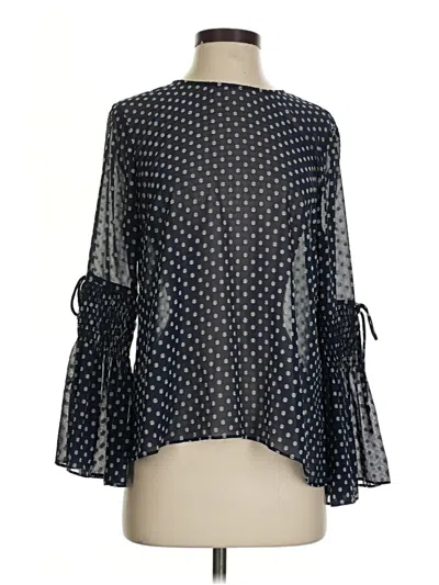 Pre-owned Current Air 3/4 Sleeve Blouse In Blue