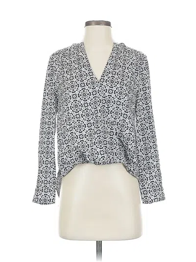 Pre-owned Current Air 3/4 Sleeve Blouse In Gray