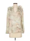 Current Air 3/4 Sleeve Blouse In Neutral