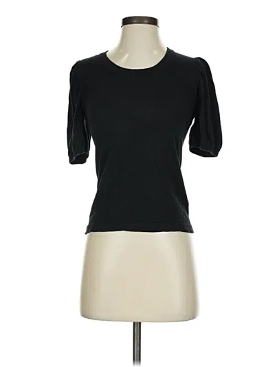 Pre-owned Current Air 3/4 Sleeve T-shirt In Black