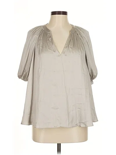 Pre-owned Current Air 3/4 Sleeve T-shirt In Gray