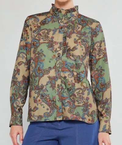 Current Air Billie Paisley Top In Multi