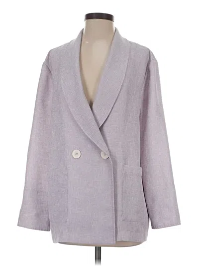 Pre-owned Current Air Blazer Jacket In Gray