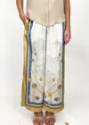 Current Air Brielle Wide Leg Pants In Light Taupe Multi In Multi