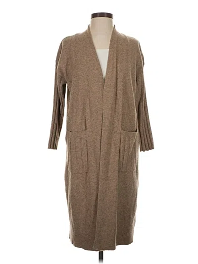 Pre-owned Current Air Cardigan Sweater In Brown