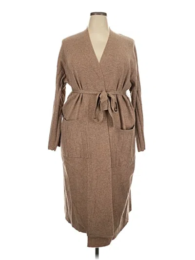 Pre-owned Current Air Cardigan Sweater In Brown