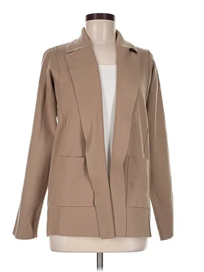 Pre-owned Current Air Cardigan Sweater In Tan