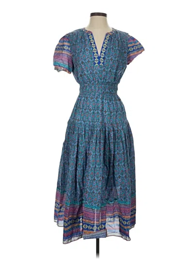 Pre-owned Current Air Casual Dress In Blue