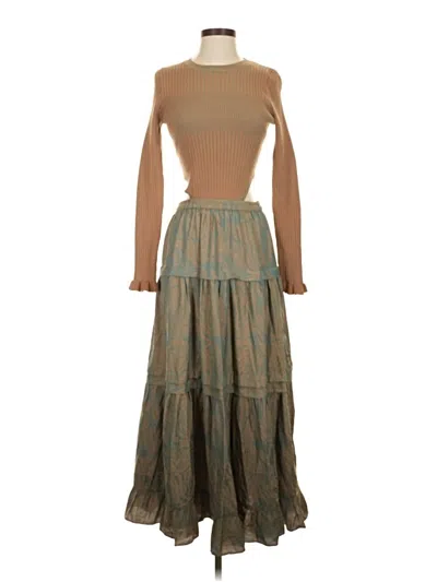 Pre-owned Current Air Casual Dress In Brown