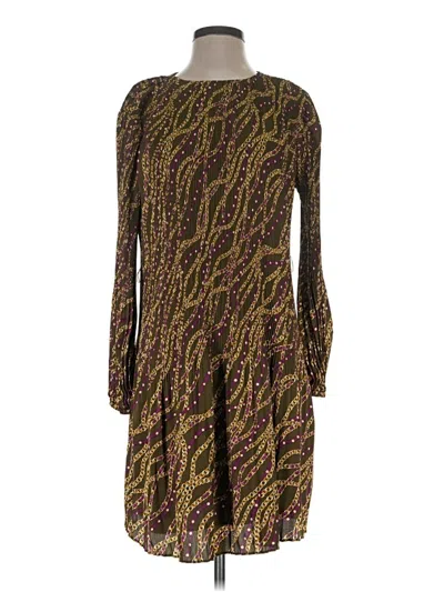 Pre-owned Current Air Casual Dress In Brown