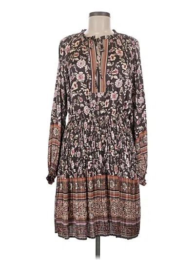 Pre-owned Current Air Casual Dress In Brown