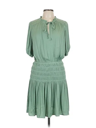Pre-owned Current Air Casual Dress In Green