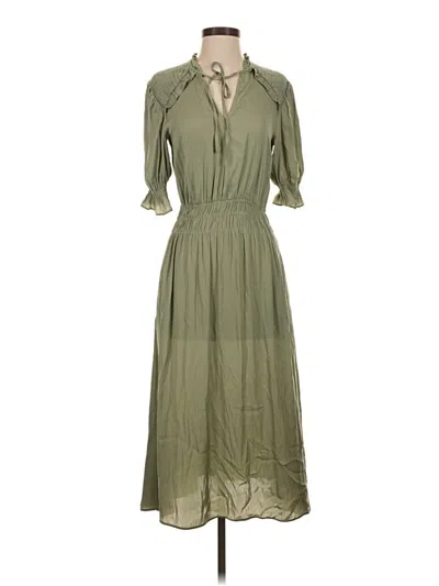 Pre-owned Current Air Casual Dress In Green