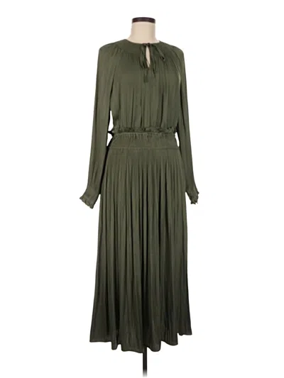 Pre-owned Current Air Casual Dress In Green