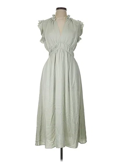 Pre-owned Current Air Casual Dress In Green