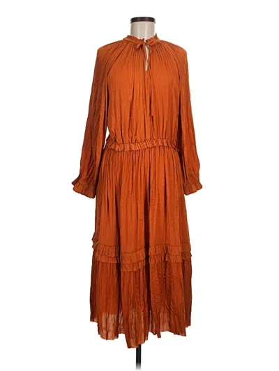 Pre-owned Current Air Casual Dress In Orange