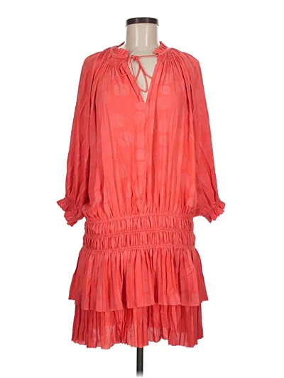 Pre-owned Current Air Casual Dress In Orange