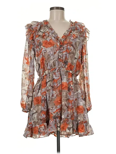 Pre-owned Current Air Casual Dress In Orange