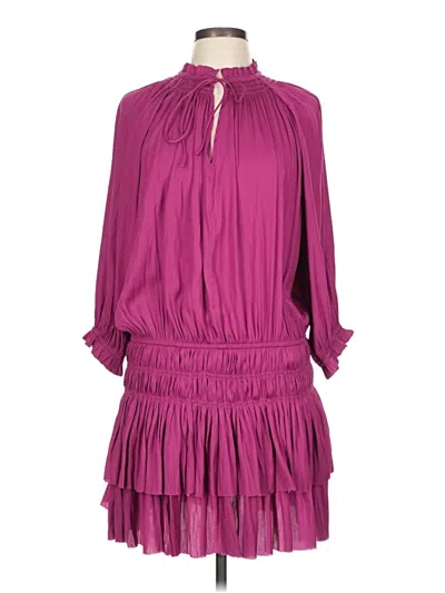 Pre-owned Current Air Casual Dress In Purple