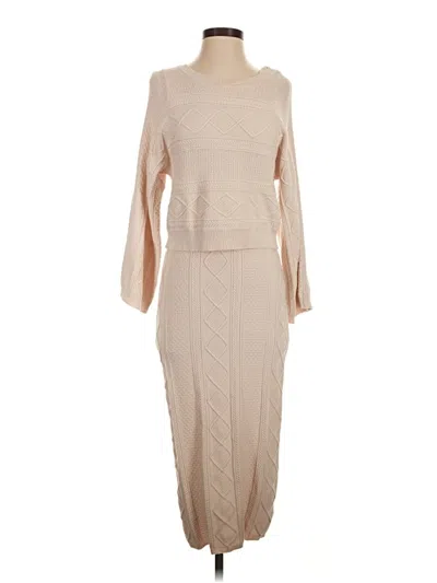 Pre-owned Current Air Casual Dress In Tan