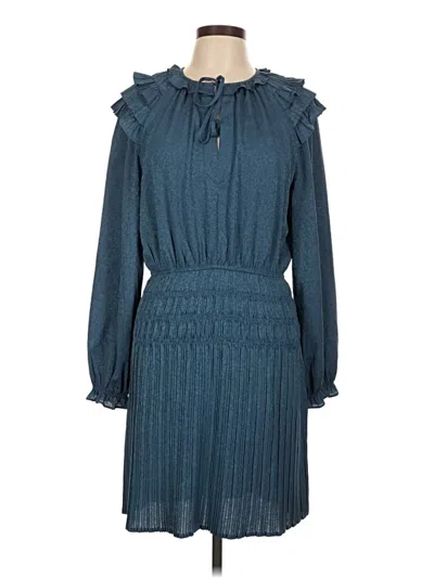 Pre-owned Current Air Casual Dress In Teal