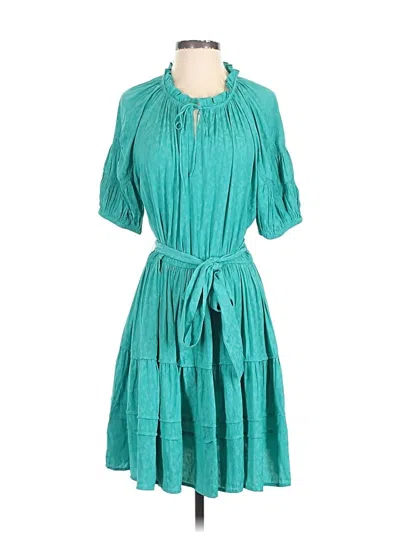 Pre-owned Current Air Casual Dress In Teal