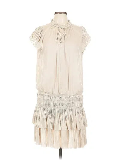 Pre-owned Current Air Casual Dress In White