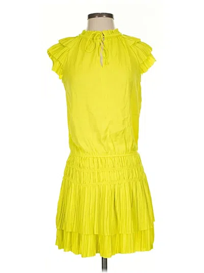 Pre-owned Current Air Casual Dress In Yellow