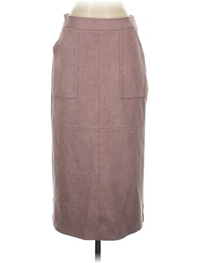 Pre-owned Current Air Casual Skirt In Burgundy