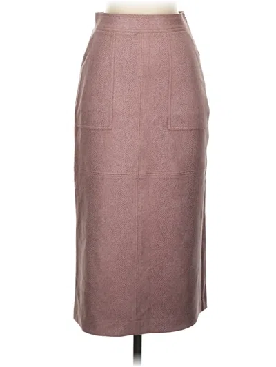 Pre-owned Current Air Casual Skirt In Burgundy