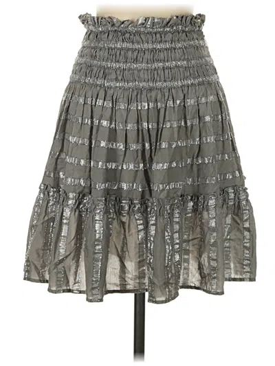 Pre-owned Current Air Casual Skirt In Gray