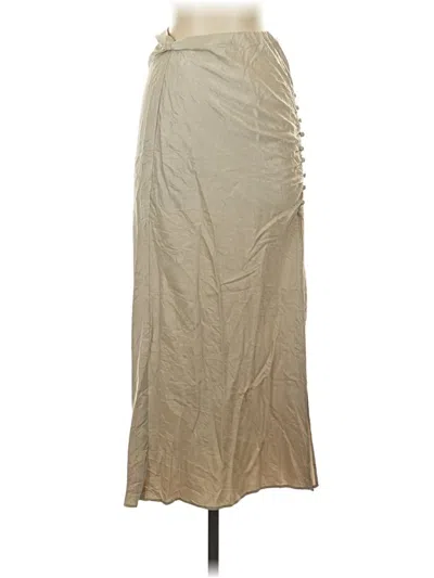 Pre-owned Current Air Casual Skirt In Tan