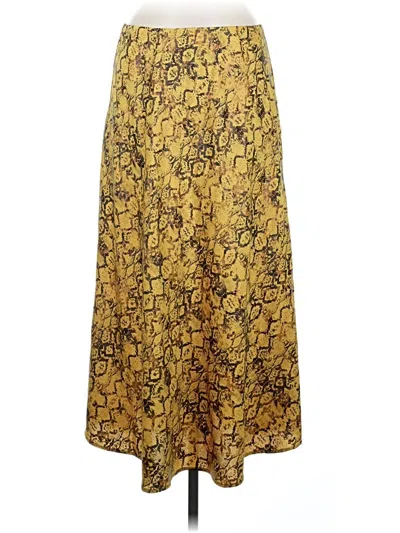 Pre-owned Current Air Casual Skirt In Yellow
