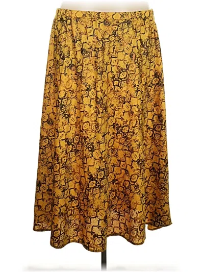 Pre-owned Current Air Casual Skirt In Yellow